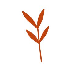 Leaf Stem Silhouette