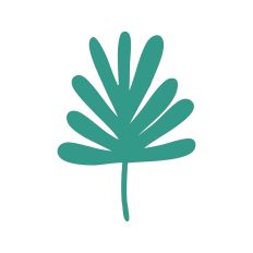 Leaf Stem Silhouette