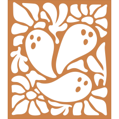 Abstract Ghost Pumpkin