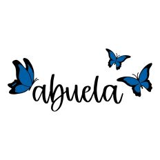 Abuela with Butterflies