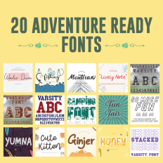 20 Adventure-Ready Fonts