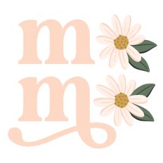 Floral Mom SVG – Elegant Daisy Design