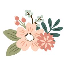 Blossom Bouquet Layered Flower Cluster