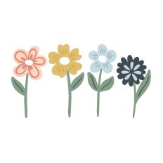 Garden Blooms Floral SVG