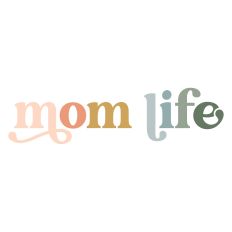 Mom Life Vibes – Retro Chic SVG