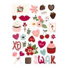 Sweet on You Decorative Planner Stickers