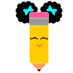 AFRO PUFFS PENCIL