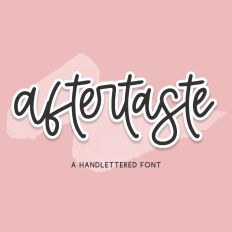 Aftertaste Script Font