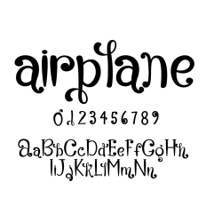 Airplane Font
