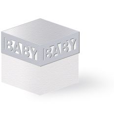  baby word cutout box w lid