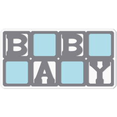 baby block horizontal frame
