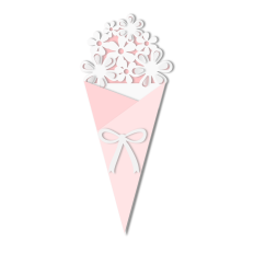 pop out daisies petals bouquet card