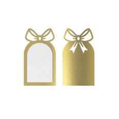 arch bow frame decor sign tag background