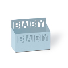 baby cut out word favor box