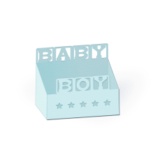 baby boy words cut out favour box