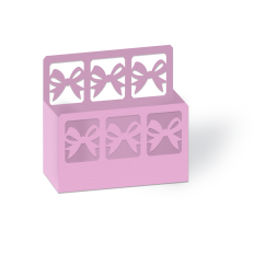 cut out ribbon bows favour box