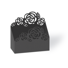 cut out roses wedding gift box