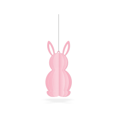 3D bunny hanging decor