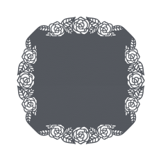 cutout roses background