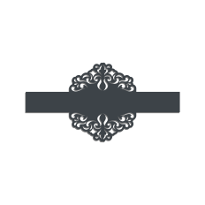 damask cutout cutout band