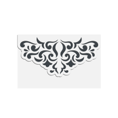 damask cutout rectangle envelope