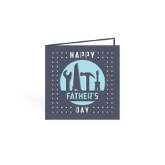 "Happy father's day" tools card