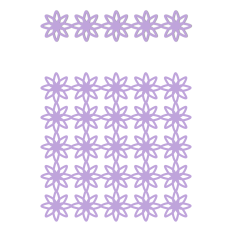 flowers lace background and border