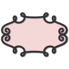 wrought iron sign tag frame 1