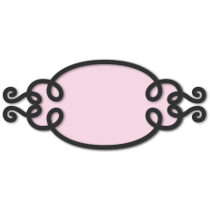 wrought iron sign tag frame 4