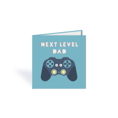 "next level dad" games console card