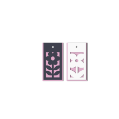 flowers tags set