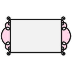vintage wrought iron frame 1