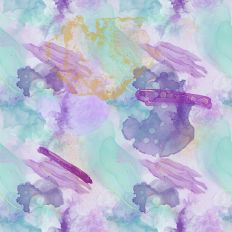 Alcohol Ink Pattern - Purple, Aqua, and Gold Tones