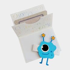 3D Pop-Up Gift Card Holder - Space Alien - Silhouette Studio