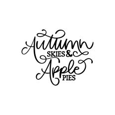 Autumn Skies and Apple Pies