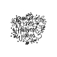 Pumpkin Kisses Harvest Wishes
