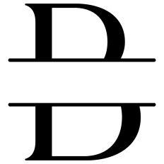 B Split Letter Border