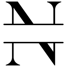 N Split Letter Border