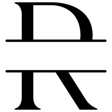R Split Letter Border