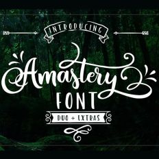 Amastery font duo and extras 