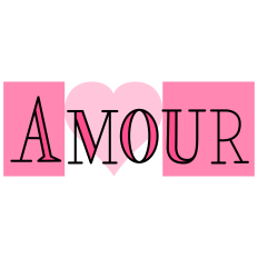 Amour Text Title
