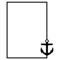 Anchor Rectangle Frame