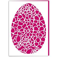 Anemone Flower Floral Easter Egg Card