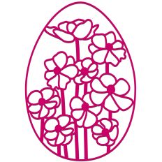 Anemone Flower Easter Egg