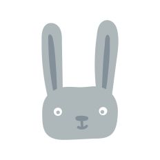 Cute bunny face
