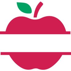 Split apple name tag