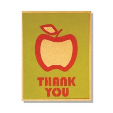 Apple Thank You Layered Card SVG Cut File