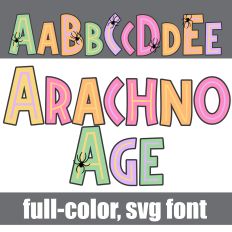 Arachno Age Color Font
