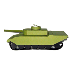 3D Army tank