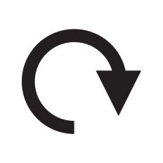 Repeat open circle arrow